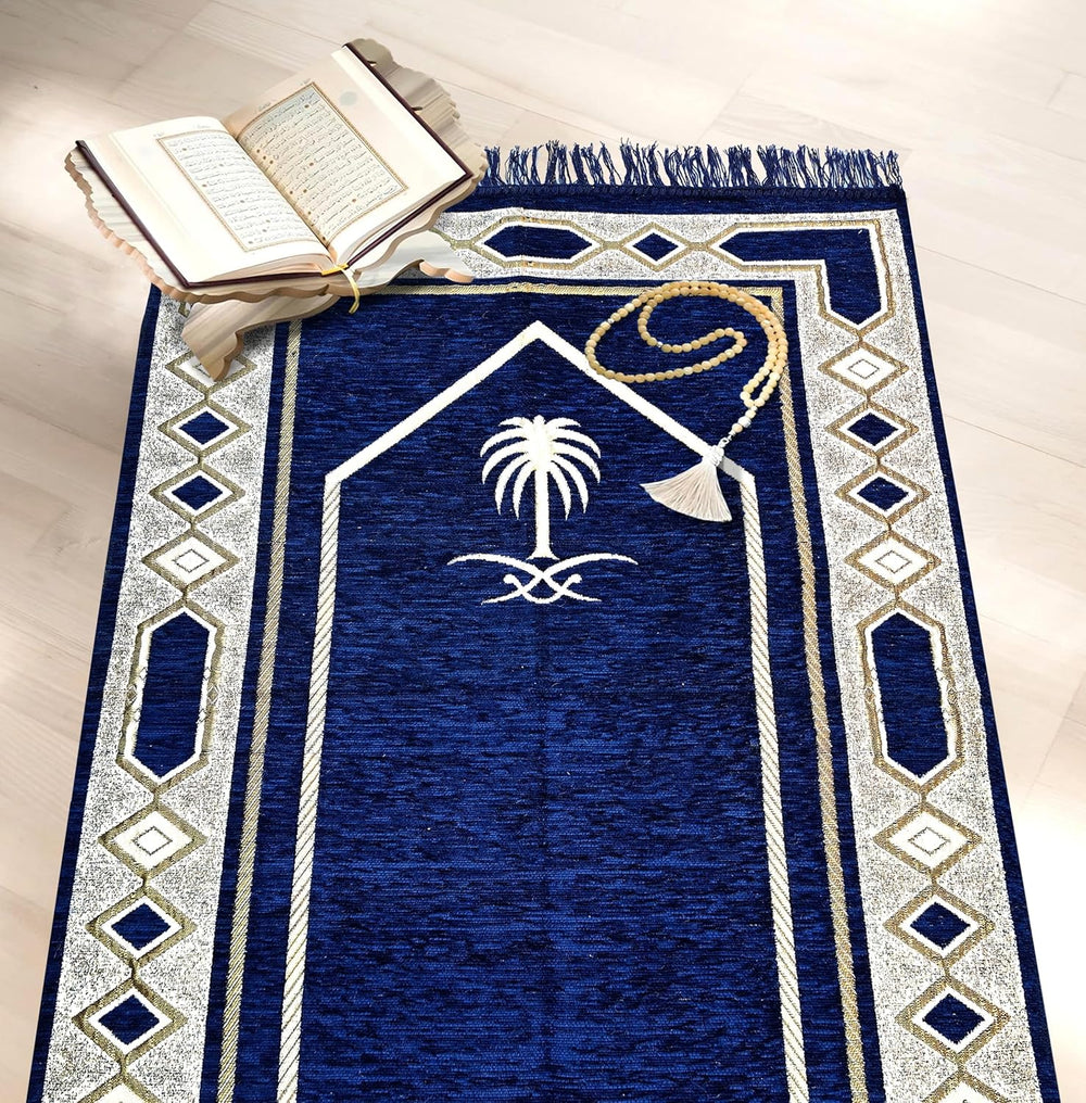 Cotton Musallah Janamaz Mat 4 x 2 Feet - Islamic Prayer Mat